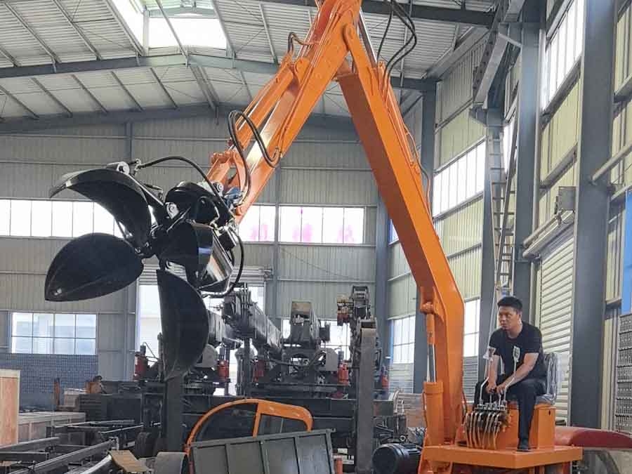 挖抓船吊固定吊車載吊總成
